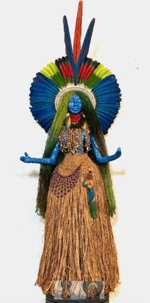 native woman art piece