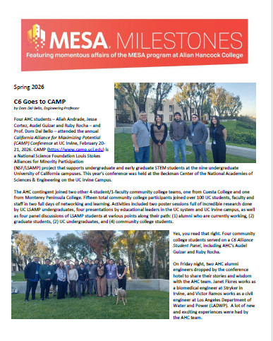 mesa newsletter