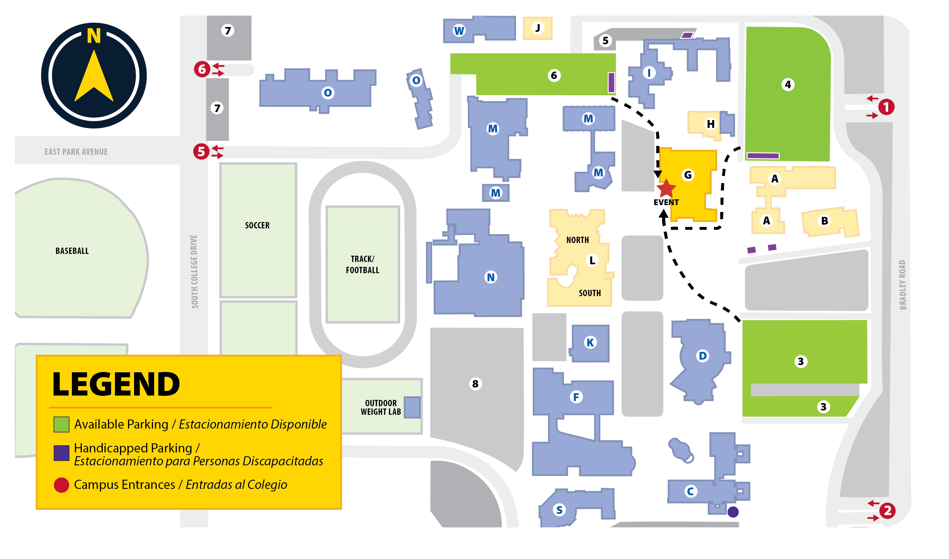 Map of Pride Center Grand Opening Location