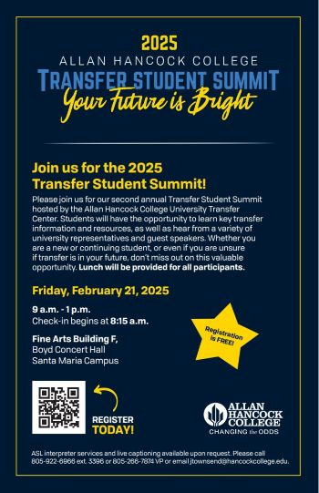 2025 Transfer Student Summit