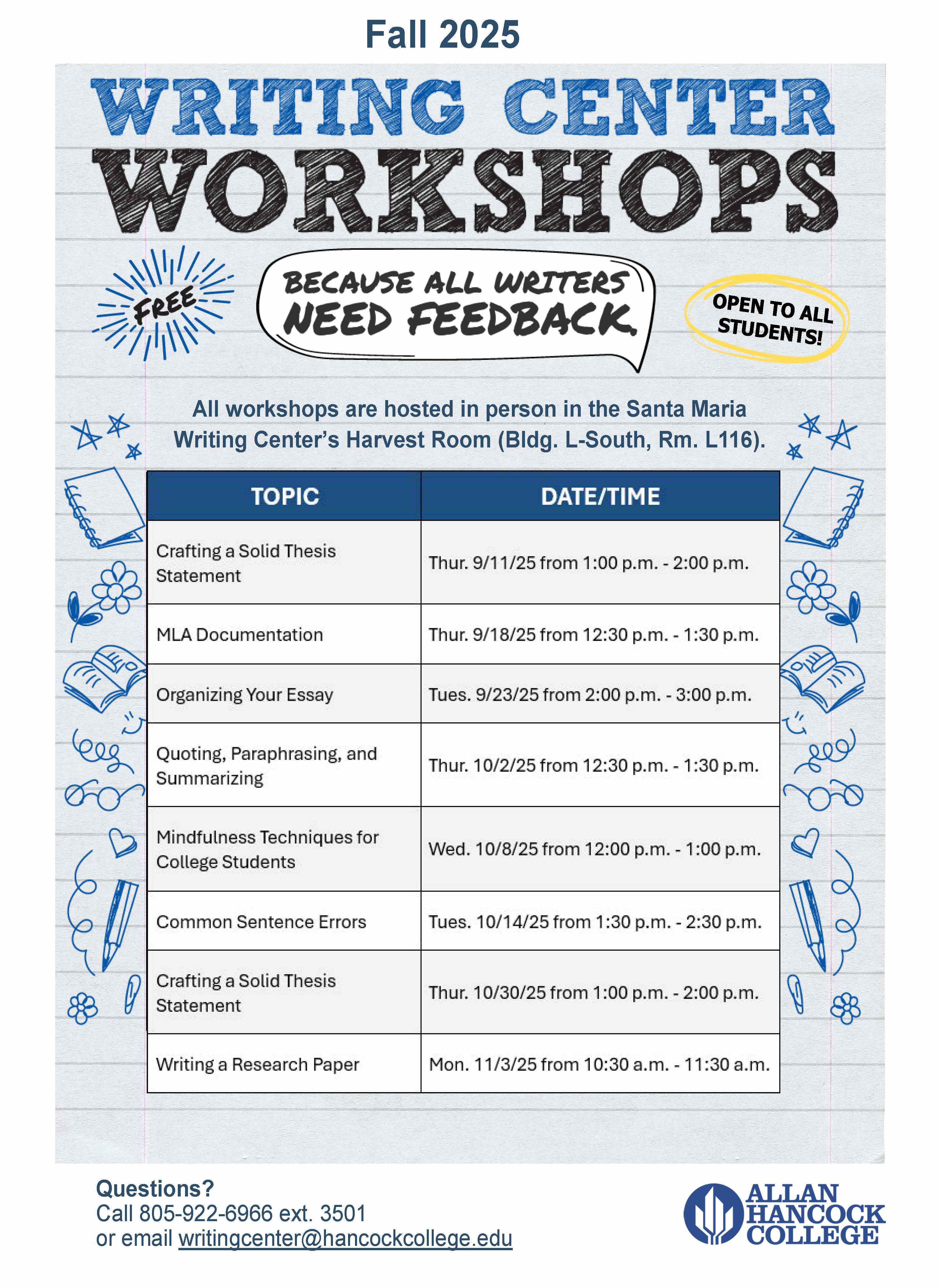 Workshop Flyer